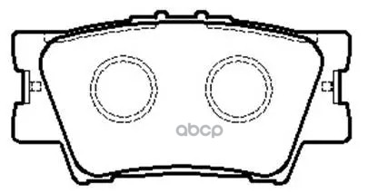 Колодки Тормозные Дисковые Задн Toyota: Camry 06-, Rav 4 05- HSB арт. HP5178