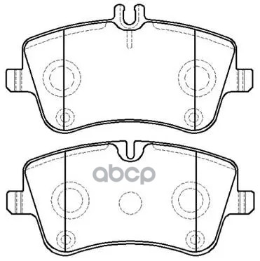 Колодки Тормозные Дисковые Benz C Class (W203) 00.6- HSB арт. HP5191