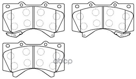 Колодки Тормозные Дисковые Lexus: Lx570  Toyota: Land Cruiser, Sequoia, Tundra HSB арт. HP5213