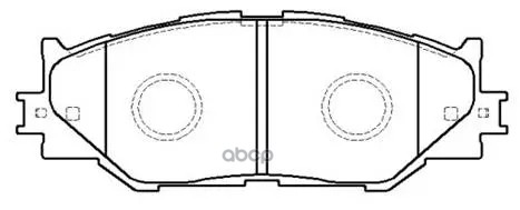 Колодки Тормозные Дисковые Передн Lexus: Is-250 06- HSB арт. HP8221