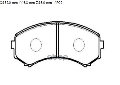 Колодки Тормозные Дисковые Mazda: Mpv (2Wd) 92- HSB арт. HP8264