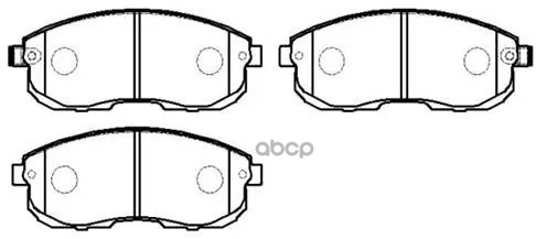 Колодки Тормозные Дисковые Nissan: Primera 01.1-  Skyline (V35) 01.7-02.12 HSB арт. HP8347