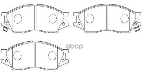 Колодки Тормозные Дисковые Nissan: Sunny (B15) 98.10 HSB арт. HP8371