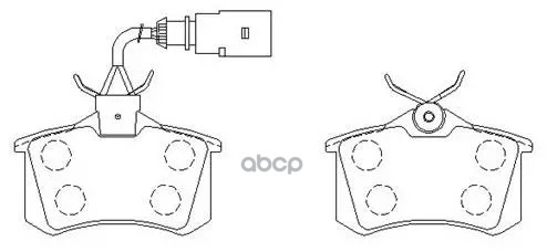 Колодки Тормозные Дисковые Seat: A1hambra  Ford: Galaxy  Vw: Sharan HSB арт. HP8418