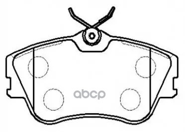 Колодки Тормозные Дисковые Vw: Euro Van 01- HSB арт. HP8526