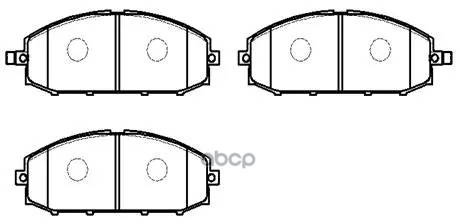 Колодки Тормозные Дисковые Nissan: Safari, Patrol HSB арт. HP9066