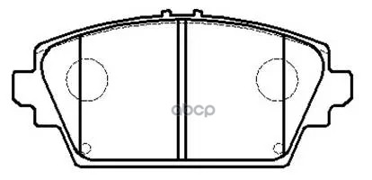Колодки Тормозные Дисковые Nissan: Almera Tino(V10) HSB арт. HP9073