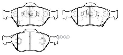 Колодки Тормозные Дисковые Toyota: Yaris 06.1-:(Eur) HSB арт. HP9162