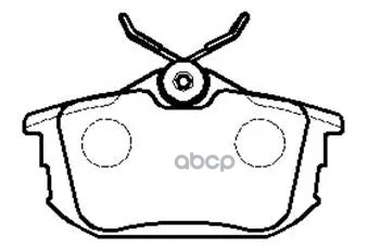 Колодки Тормозные Дисковые Задн Mitsubishi: Carisma 95 - 06, Carisma Седан 96 - 06, Space Star 98 -  Volvo: S40 I 95 - 03, V4...