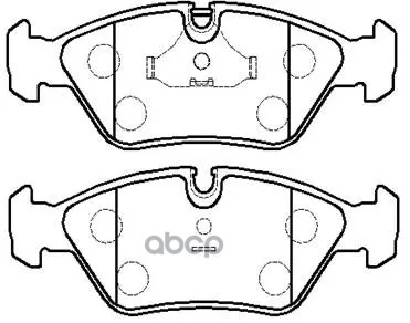 Колодки Тормозные Дисковые Maserati Bi Turbo  Bmw: E30, E28, E24 HSB арт. HP9332