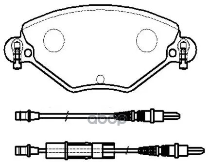 Колодки Тормозные Дисковые Citroen: C5 I, C5 ? HSB арт. HP9672