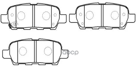 Колодки Тормозные Дисковые Infiniti: G35  Nissan: : Qashqai 07- HSB арт. HP9705