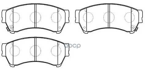 Колодки Тормозные Дисковые Передн Mazda: 6 1.8I, 2.0I 07-  Ford: Fusion (Usa) HSB арт. HP9809