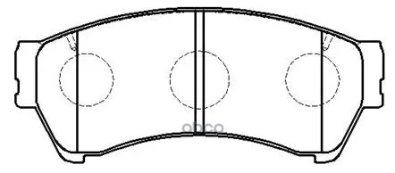 Колодки Тормозные Дисковые Ford: Fusion 06- HSB арт. HP9916