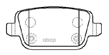 Колодки Тормозные Дисковые Задн Ford: Galaxy 06-, Mondeo 06-, S-Max 06-  Land Rover: Feelander 2 07-, Volvo: S80 06-, V70 08-...