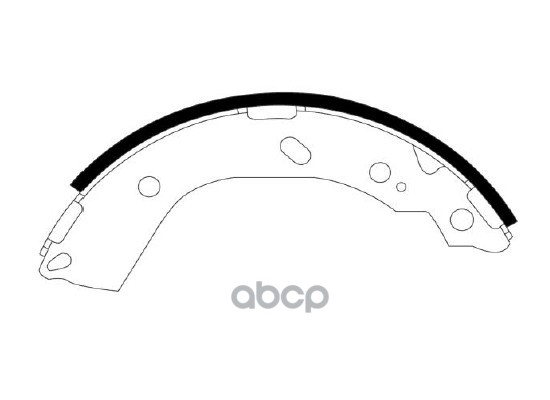 Колодки Тормозные Барабанные Hyundai: Getz 7 02-, Click 7 02- (D = 180 Mm / Без Abs) HSB арт. HS0016