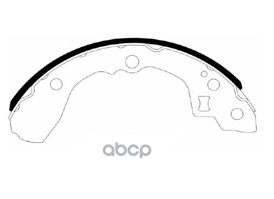 Колодки Тормозные Барабанные Kia: Sephia 95-01, Spectra 00-04 HSB арт. HS1006
