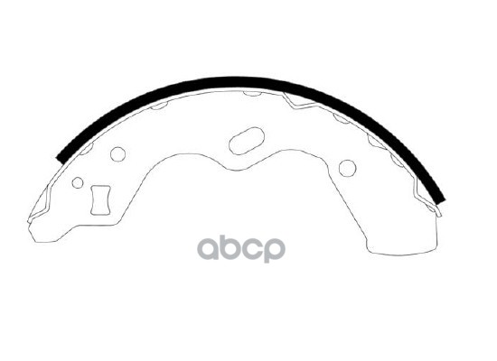 Колодки Тормозные Барабанные Kia: Avella, Aspire 94-99, Rio 00-02 HSB арт. HS1016