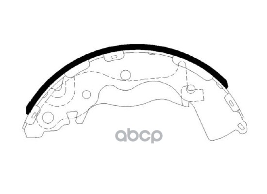Колодки Тормозные Барабанные Hyundai: Accent Mc 05-  Kia: Pride 05-, New Rio 05- HSB арт. HS1021