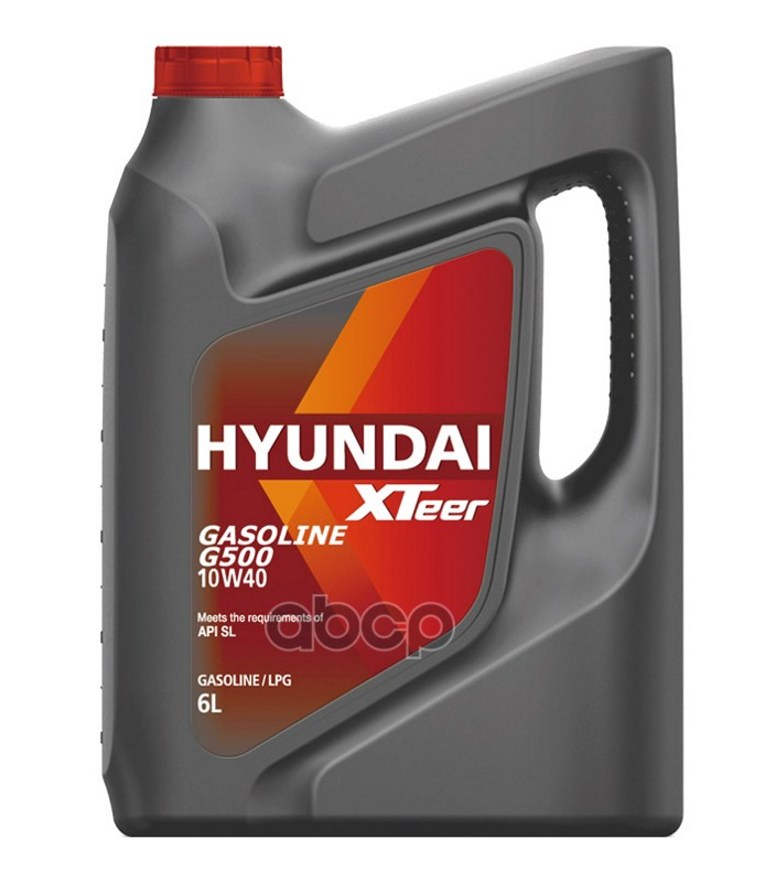 HYUNDAI XTeer Масло моторное Hyundai Xteer Gasoline G500 SL 10W-40 6 л 1061044