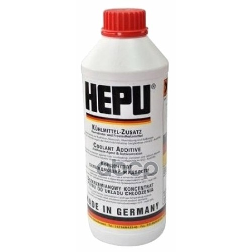 Антифриз HEPU Coolant G12 концентрат красный 1,5 л P999-G12 Hepu арт. P999-G12