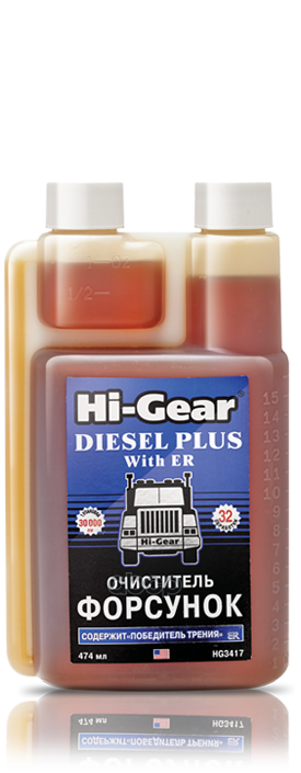 Очиститель Форсунок Для Дизеля (Содержит Победитель Трения)  474 Мл Hi-Gear арт. hg3417