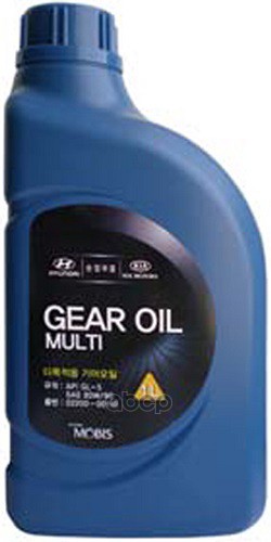 Масло трансмиссионное минеральное HYUNDAI/KIA Gear Oil Multi 80W-90 1л 02200-00110 Hyundai-KIA арт. 02200-00110