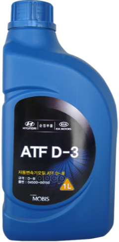 Трансмиссионное масло HYUNDAI ATF D-3 (1л) HYUNDAI/KIA 0450000150 Hyundai-KIA арт. 0450000150