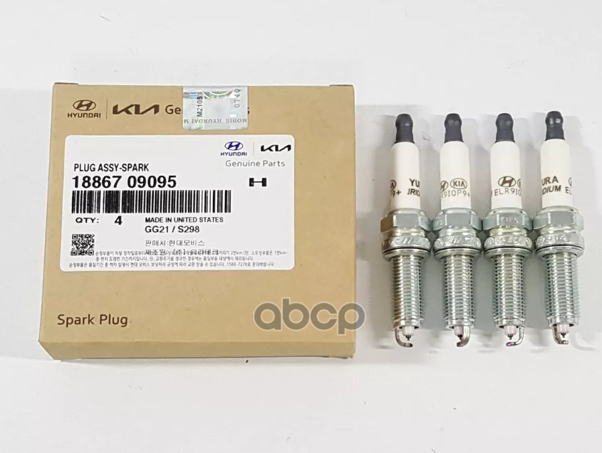 Свеча зажигания Hyundai-KIA арт. 1886709095