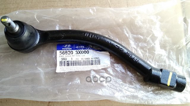 Наконечник рулевой L HYUNDAI I30 II/KIA CEED II 2012-> HYUNDAI/KIA 56820-3X000 Hyundai-KIA арт. 56820-3X000