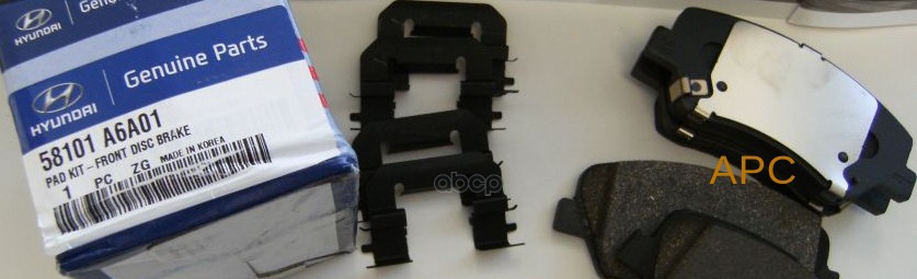 Колодки Тормозные Передние I30 Gd Hyundai-KIA арт. 58101A6A01