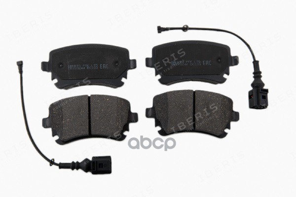 Колодки Тормозные Дисковые Задние, Комплект С Датчиком IBERIS арт. IB153244