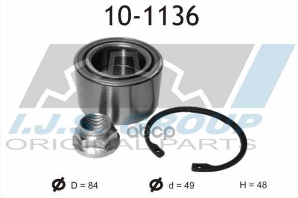 Подшипник Ступичный Nissan: Interstar 2.5-3.0D 03- IJS арт. 10-1136