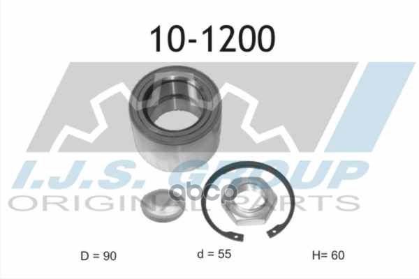 Подшипник Ступичный Citroen: Jumper 1.9-2.8D 94-02 IJS арт. 10-1200