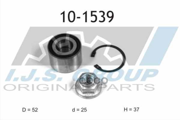 Подшипник Ступичный Chevrolet: Aveo / Kalos IJS арт. 10-1539