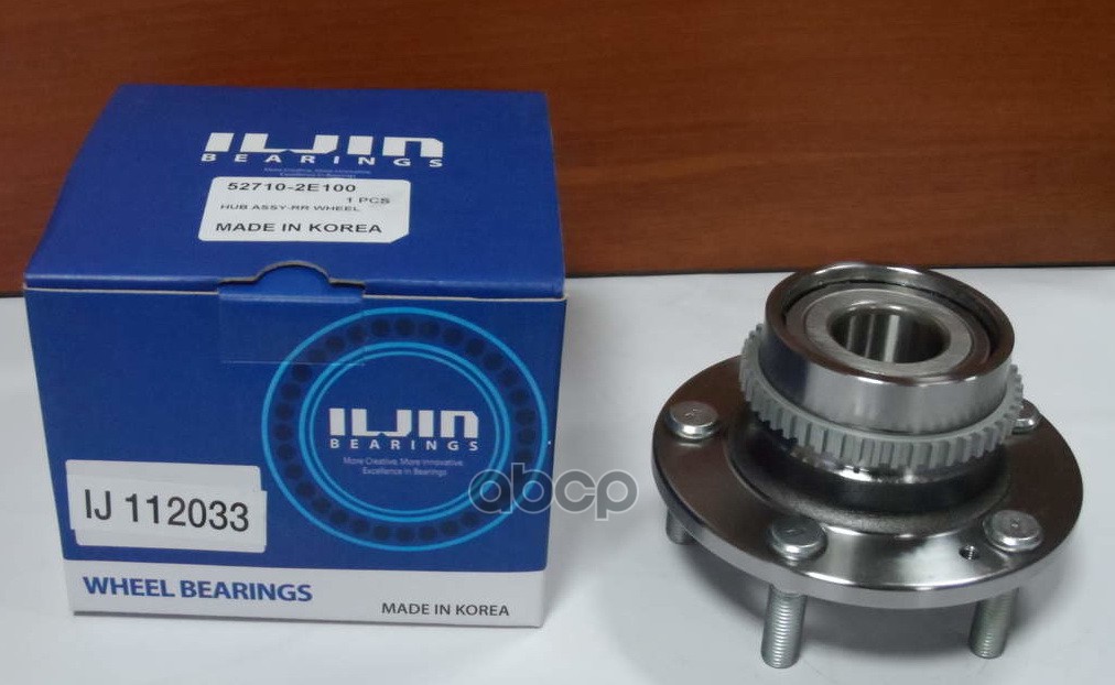 Ступица в сборе задняя HYUNDAI TUCSON, KIA SPORTAGE (JE) 2WD +ABS IJ112033 ILJIN арт. IJ112033