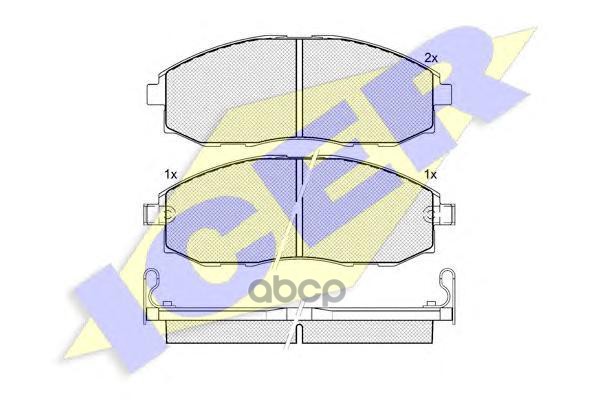 Колодки торм.дисковые Icer арт. 141266