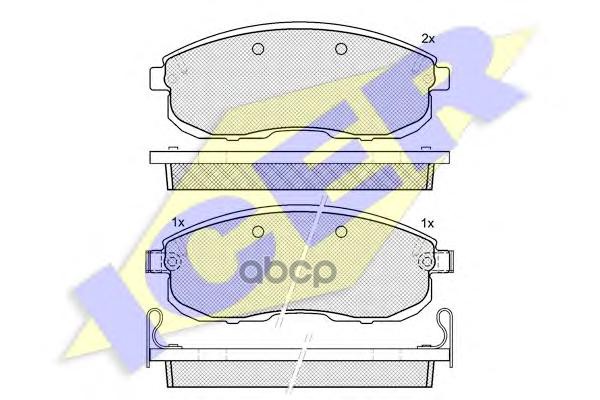 Колодки торм. дисковые Nissan Teana  Tiida  Suzuki SX4 Icer арт. 181101