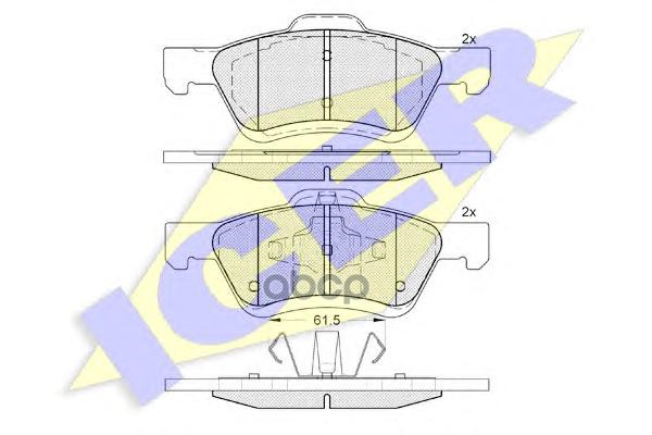 Колодки торм.диск. Maverick  Tribute Icer арт. 182030