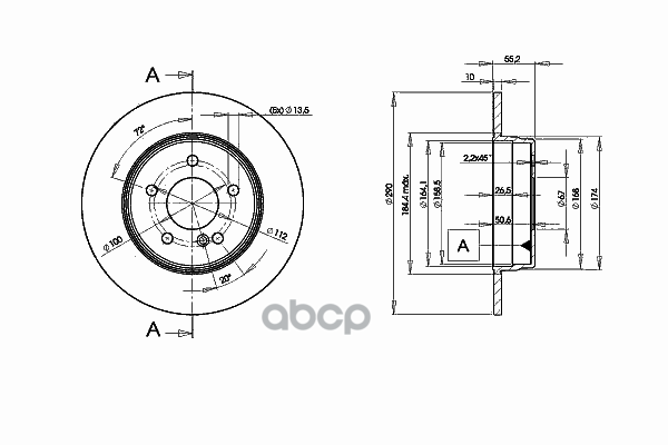 Диск тормозной Icer арт. 78bd3412