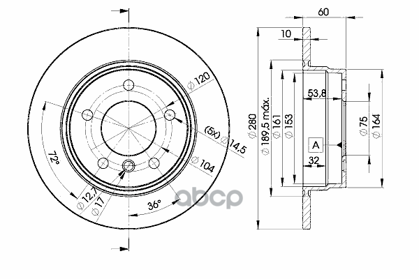 Диск Тормозной Icer арт. 78bd8936