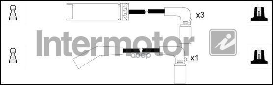 Комплект Проводов Зажигания Daewoo: Kalos 1.4 02-, Lanos 1.4/1.5 97-, Nubira 1.8 97- Intermotor арт. 73667
