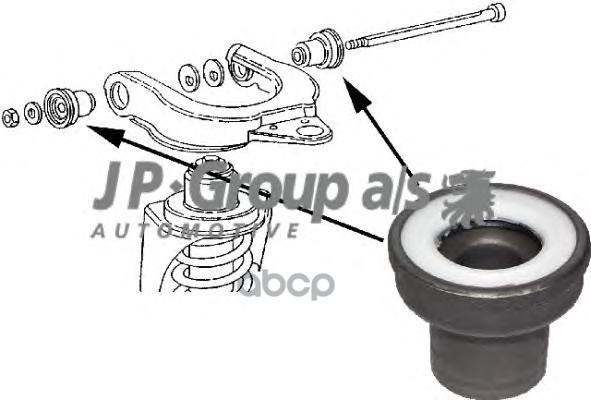 Сайлентблок Рычага Подвески| Перед Прав/Лев | JP Group арт. 1140201000