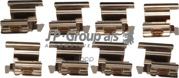 Ремкомплект передних тормозных колодок VAG/SKODA/TOYOTA/PSA JP 1163750310 JP Group арт. 1163750310