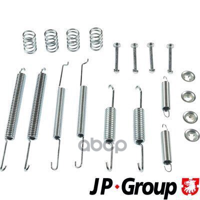 Ремкомплект барабанных колодок SKODA Fabia/Roomster/Praktik/VW Caddy II 95-04 JP 1164004410 JP Group арт. 1164004410
