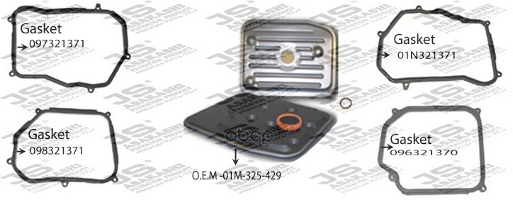 Фильтр АКПП JS JT111K4  AUDI A4 B5 (8D2)  A4 B5 Avant (8D5)  MERCEDES-BENZ V-CLASS (638/2)  VW BORA JS Asakashi арт. jt111k4