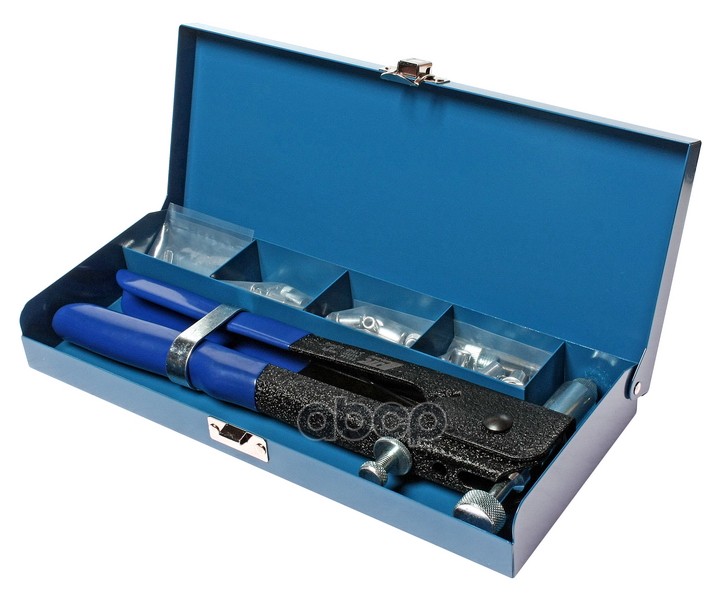 Заклепочник Ручной Резьбовой С Заклепками В Комплекте 3, 4, 5, 6Мм, Общая Длина 270Мм (В Кейсе) JTC арт. JTC-5821A