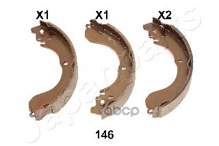 Колодки барабанные Chrysler  Dodge  Jeep Japanparts арт. gf146af