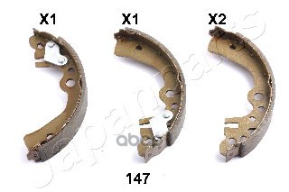 Колодки Тормозные Барабанные | Зад | Japanparts арт. GF147AF