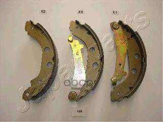 Колодки задние барабанные NISSAN Primera Japanparts арт. gf199af